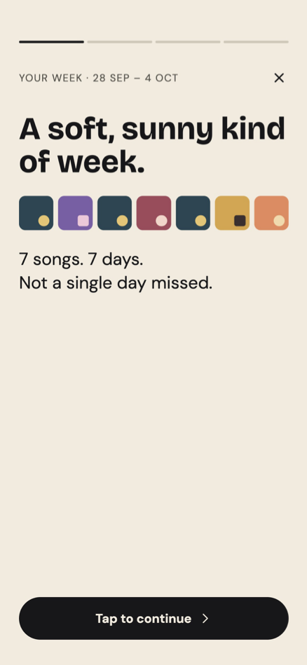A weekly recap story in Notd
